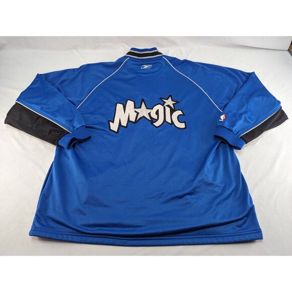 Vintage Reebok Orlando Magic 90s Warm-Up Jacket XL Blue - Picture 16 of 16
